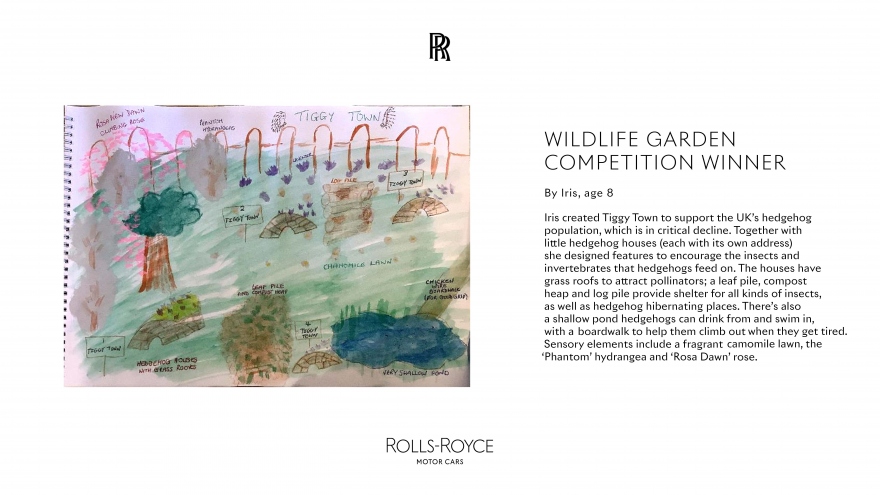 Rolls-Royce truyền cảm hứng cho trẻ em thông qua cuộc thi Wildlife Garden