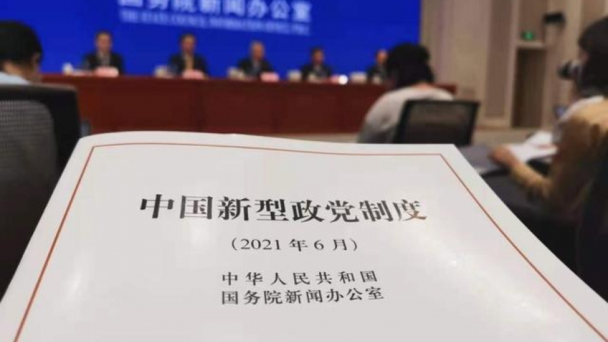 Trung Quốc công bố Sách Trắng về chế độ chính đảng kiểu mới