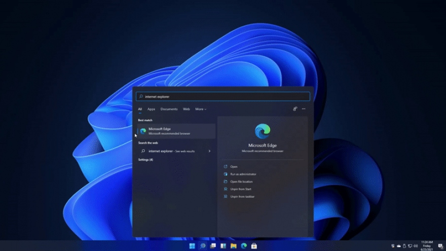 Microsoft nói lời tạm biệt Internet Explorer trong Windows 11
