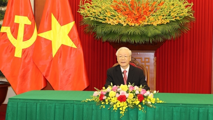Tổng Bí thư Nguyễn Phú Trọng điện đàm với Bí thư thứ nhất Đảng Cộng sản Cuba
