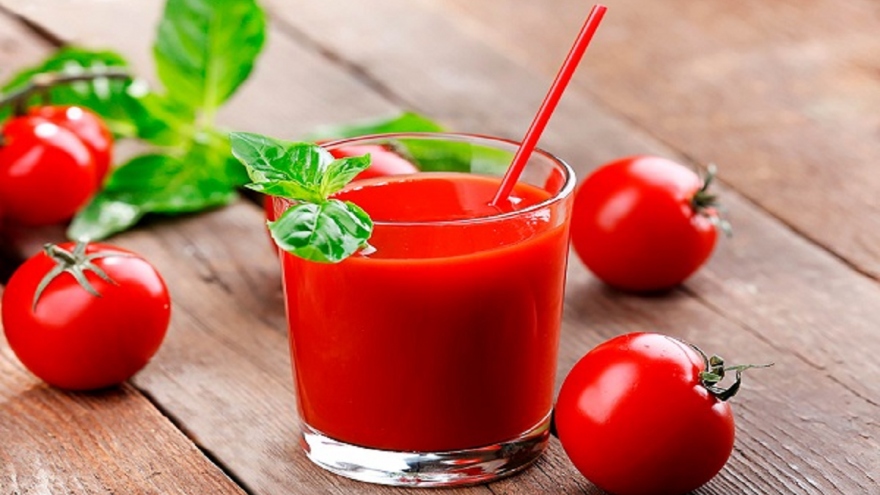 Nước ép cà chua và lợi ích cho sức khỏe