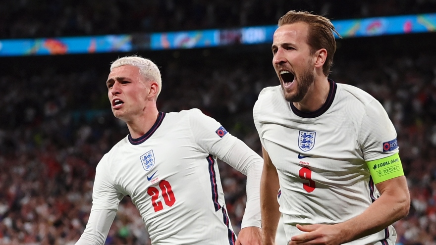 Ngược dòng đả bại Đan Mạch, ĐT Anh thẳng tiến trận chung kết EURO lịch sử