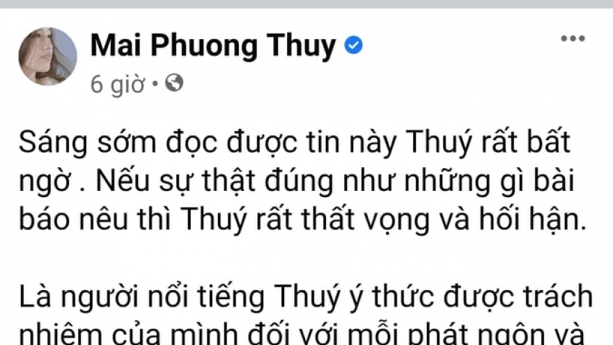 Hoa hậu Mai Phương Thúy xin lỗi vì quảng cáo cho sản phẩm bị thu hồi giấy phép
