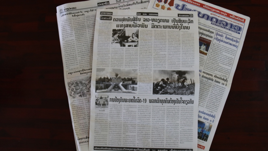 Truyền thông Lào đánh giá cao công lao to lớn của quân tình nguyện Việt Nam