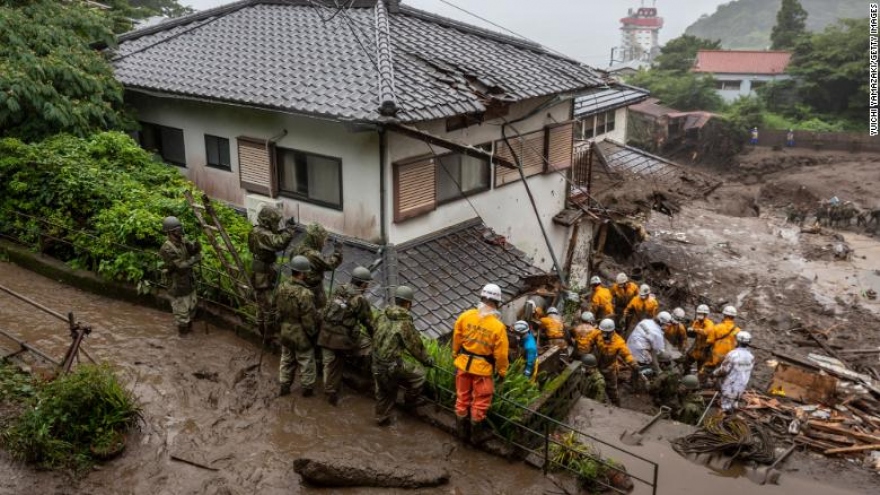 Nhân chứng kể lại vụ lở đất ở Nhật Bản "như sóng thần" đổ ập lên mọi thứ trong tích tắc