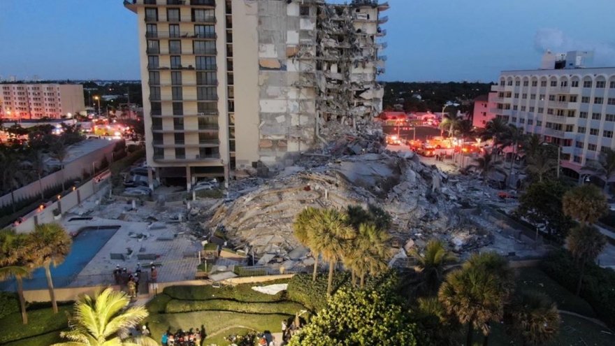 Con số thiệt mạng trong vụ sập nhà tại Mỹ tăng lên 16 người