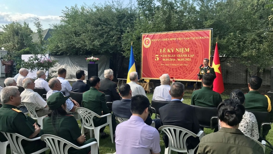 Lễ kỷ niệm 5 năm thành lập Hội Cựu chiến binh Việt Nam tại Ukraine