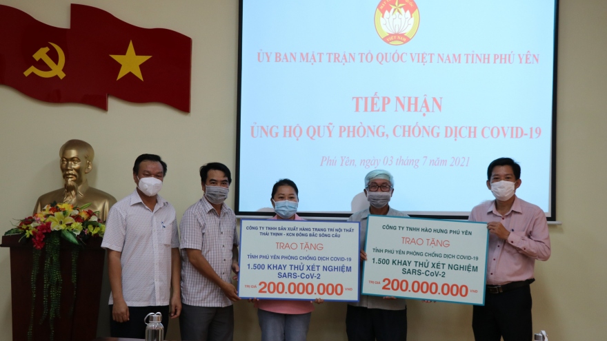 Phú Yên tiếp nhận 8.000 bộ test nhanh xét nghiệm SARS-CoV-2