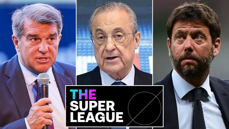 Real Madrid, Barca và Juventus thắng kiện UEFA trong vụ Super League