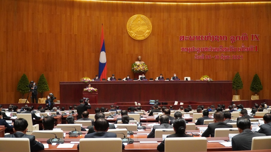 Quốc hội Lào khóa IX khai mạc kỳ họp bất thường lần thứ nhất