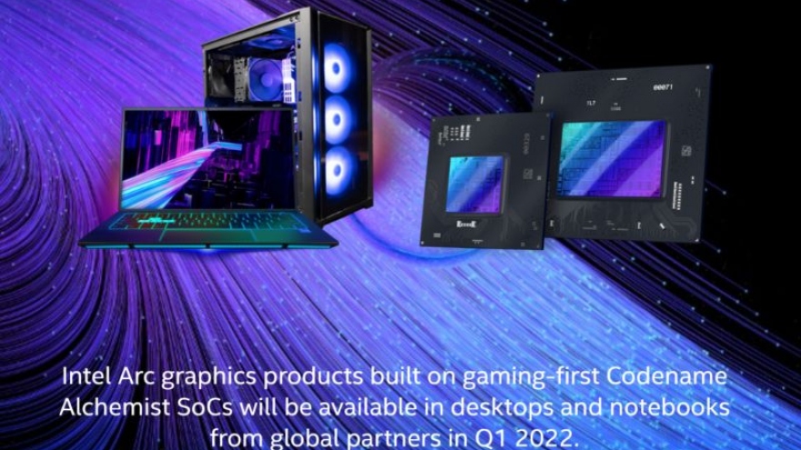Intel gia nhập cuộc chiến GPU chơi game PC với Intel Arc