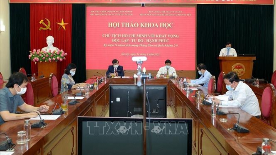 Hội thảo "Chủ tịch Hồ Chí Minh với khát vọng độc lập - tự do - hạnh phúc"