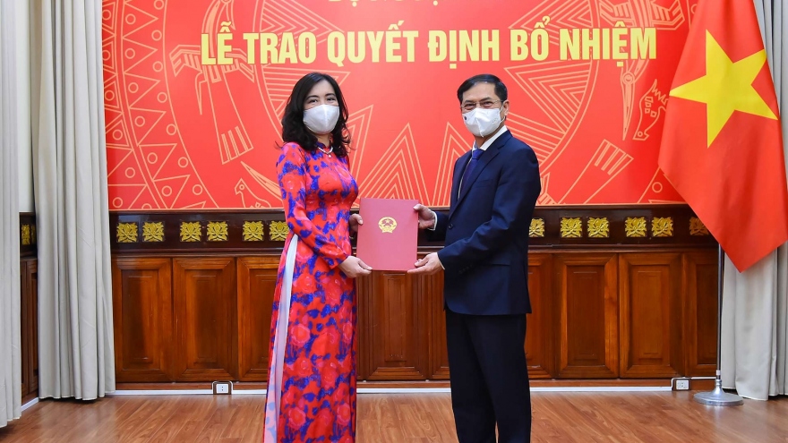 Người phát ngôn Lê Thị Thu Hằng được bổ nhiệm làm Trợ lý Bộ trưởng Bộ Ngoại giao