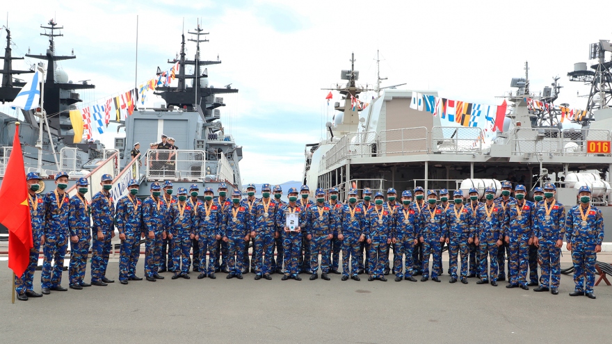 Army Games 2021: Hải quân Việt Nam đoạt Huy chương Bạc môn thi "Cúp biển"