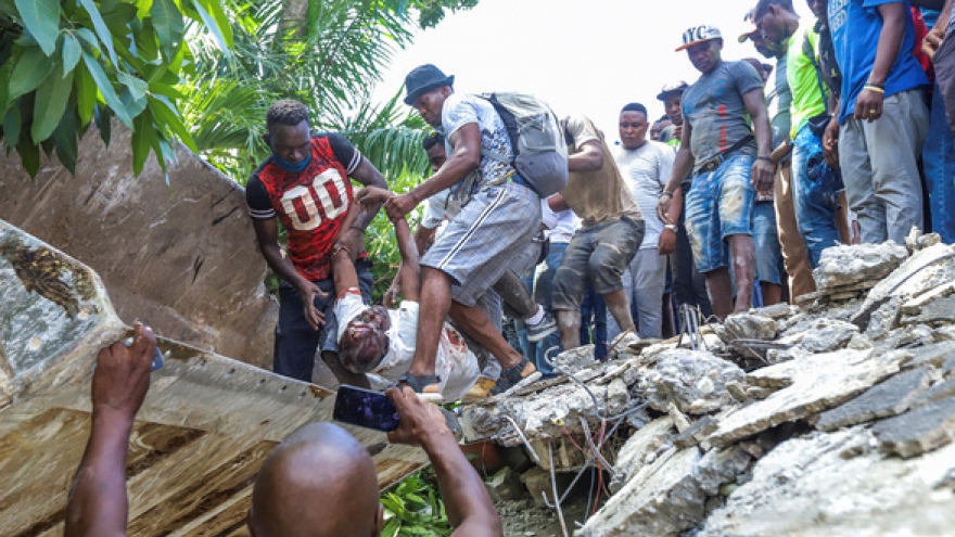 Động đất ở Haiti: Số người chết tăng lên hơn 1.200