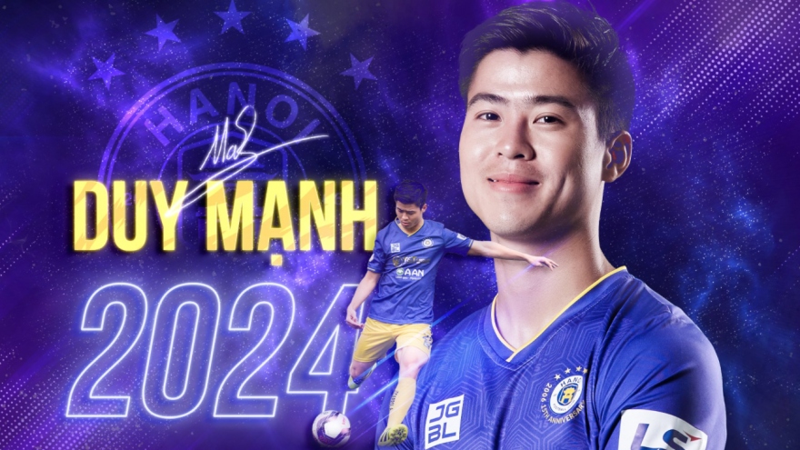 Duy Mạnh gia hạn hợp đồng với Hà Nội FC đến năm 2024