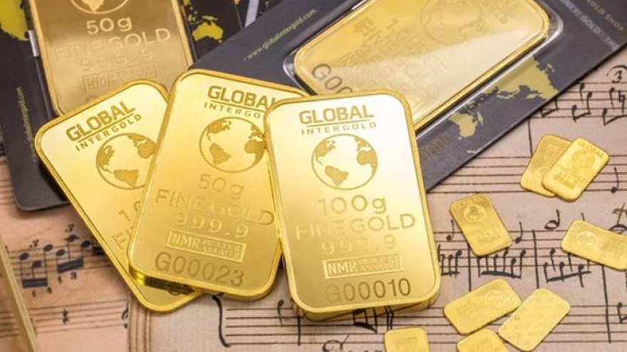 Giá vàng SJC cao hơn vàng thế giới 8,87 triệu đồng/lượng
