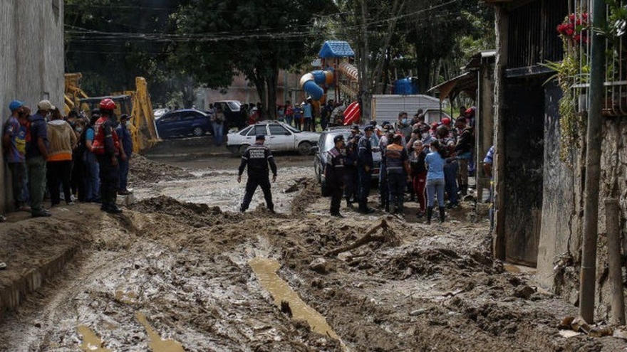 Ít nhất 16 người thiệt mạng do mưa lũ ở Venezuela