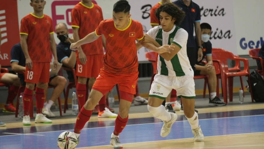 ĐT Futsal Việt Nam cầm hòa CLB hàng đầu Tây Ban Nha trước ngày dự Futsal World Cup 2021