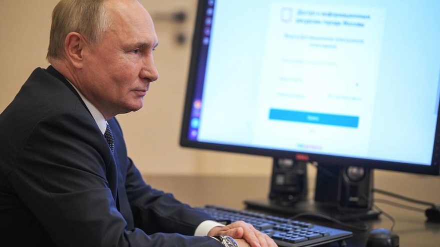 Tổng thống Nga thực hiện bầu cử Hạ viện theo hình thức trực tuyến