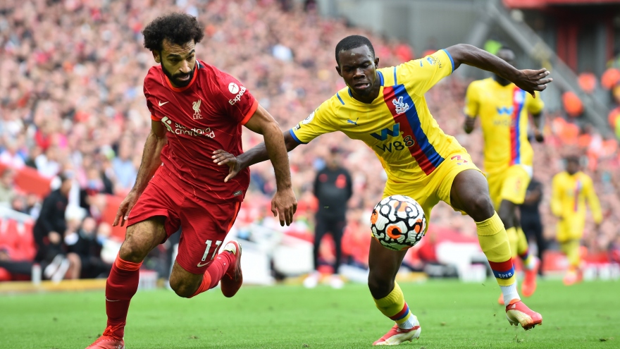 Salah ghi bàn, Liverpool thắng 3 sao trước Crystal Palace để tạm lên đỉnh Ngoại hạng Anh