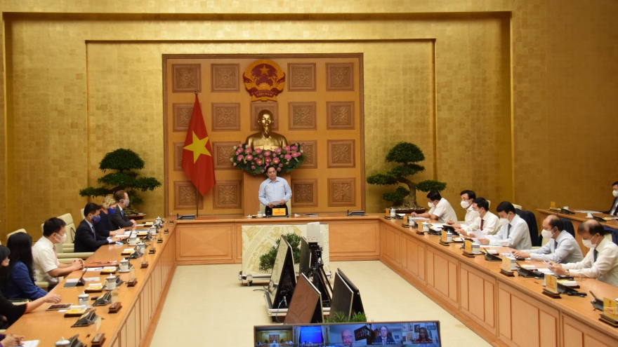 Thủ tướng Chính phủ Phạm Minh Chính tiếp Đại biện lâm thời Đại sứ quán Hoa Kỳ