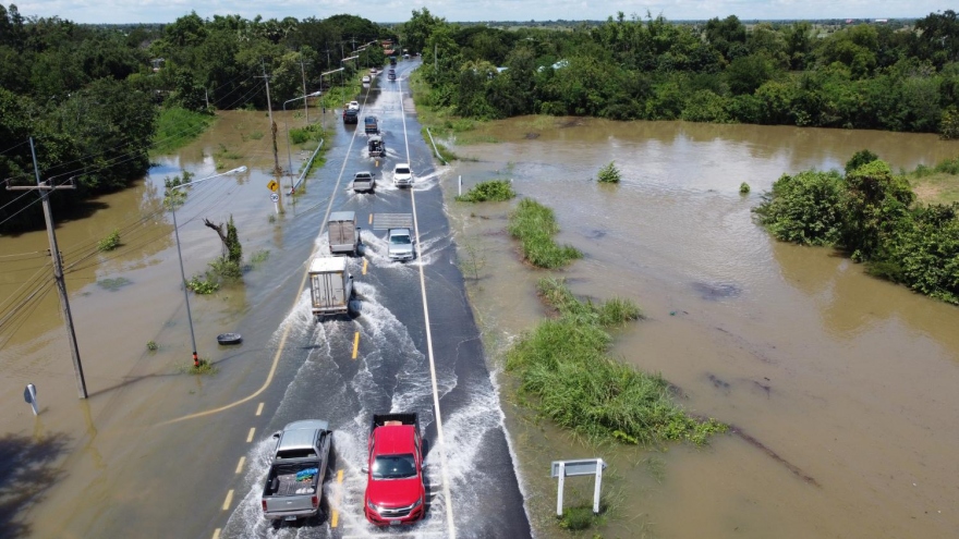 Lũ lụt nghiêm trọng tại 30 tỉnh, thành của Thái Lan