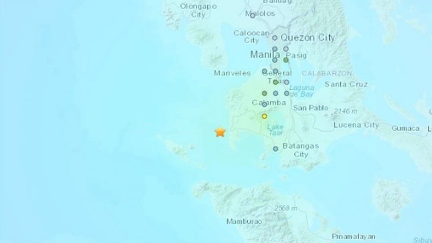 Ít nhất 23 dư chấn xảy ra sau trận động đất 5,7 độ Richter tại Philippines
