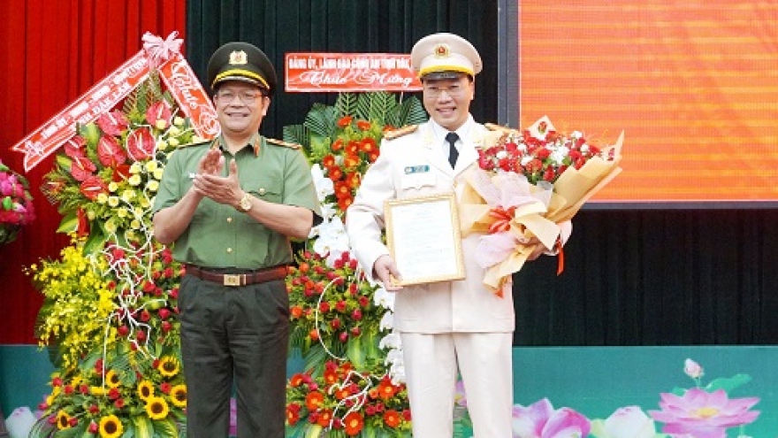 Công an các tỉnh Quảng Bình, Đắk Lắk có tân phó giám đốc