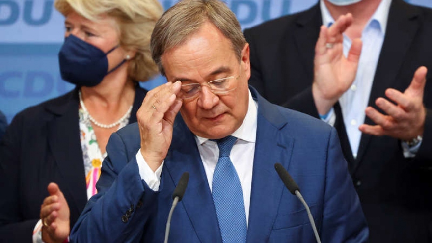 Thất bại sau bầu cử Đức, Chủ tịch CDU Armin Laschet đối mặt sức ép từ chức