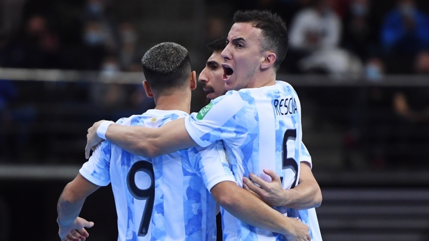 Đánh bại Brazil, Argentina vào chung kết Futsal World Cup 2021