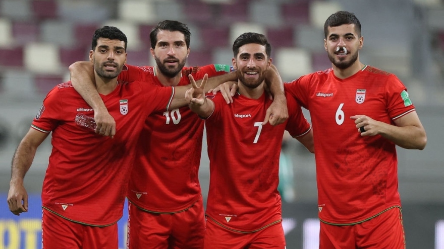 Xếp hạng bảng A vòng loại World Cup 2022: Iran phô diễn sức mạnh