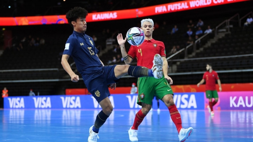 ĐT Futsal Thái Lan không thể gây sốc trước Bồ Đào Nha ở Futsal World Cup 2021