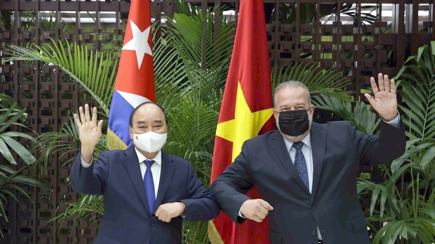 Chủ tịch nước thúc đẩy các doanh nghiệp Việt Nam tăng cường đầu tư vào Cuba