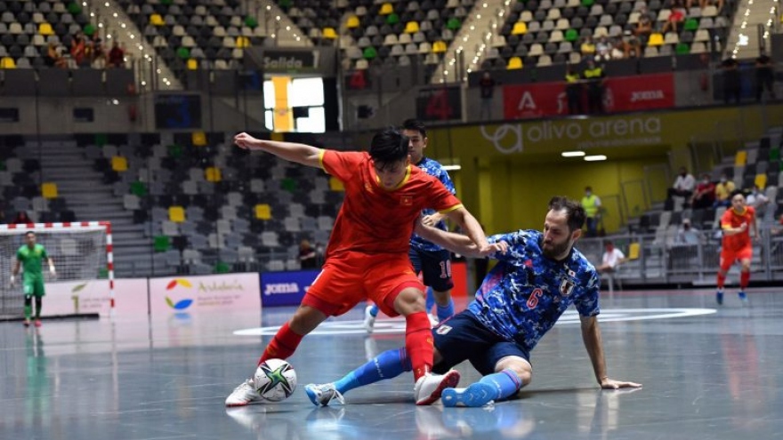 ĐT Futsal Việt Nam sẵn sàng cho màn so tài với ĐT Brazil