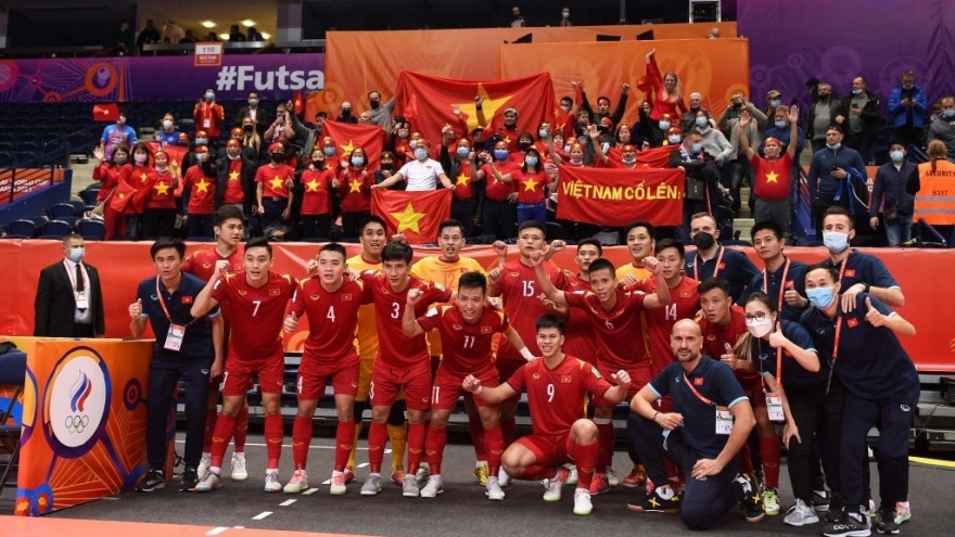 ĐT Futsal Việt Nam được thưởng lớn sau trận đấu với ĐT Futsal Nga