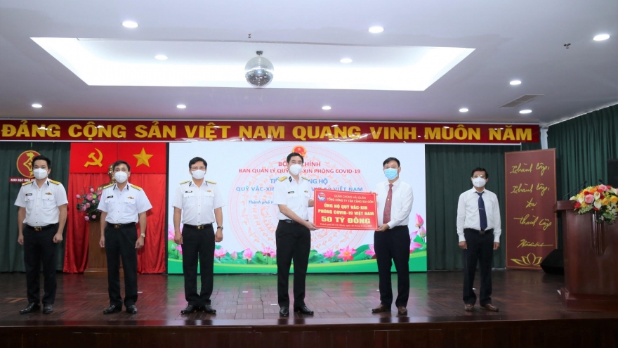 Tân Cảng Sài Gòn ủng hộ 50 tỷ đồng vào “Quỹ vaccine phòng, chống Covid-19” 