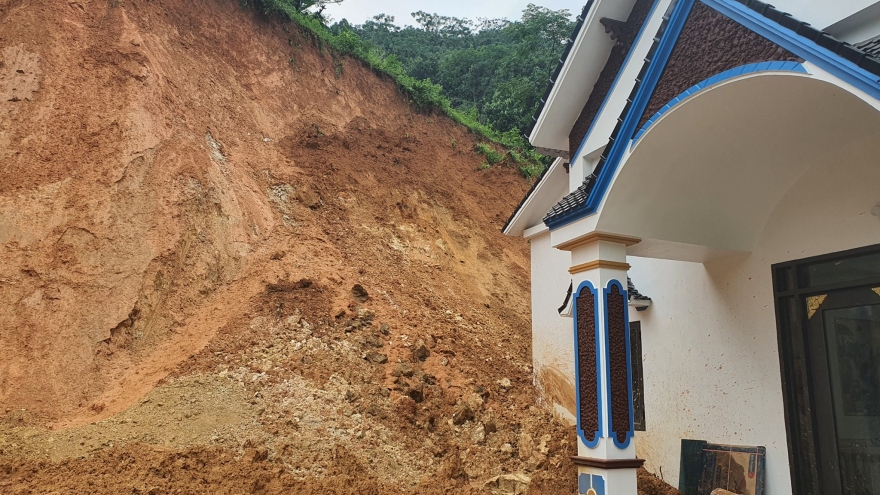 Hơn 60 ngôi nhà ở Yên Bái bị thiệt hại do hoàn lưu bão số 8