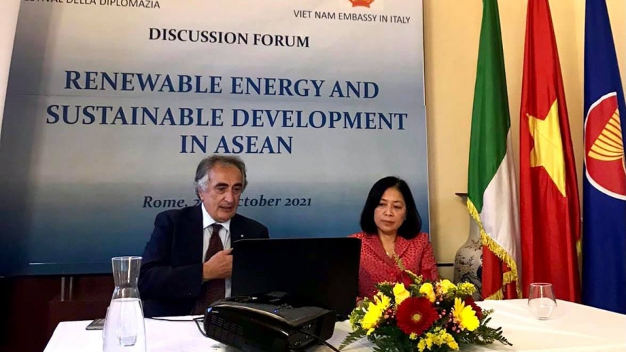 Hợp tác ASEAN/Việt Nam và Italy về năng lượng tái tạo và bền vững