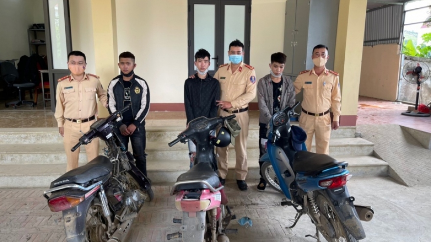 Bắt giữ nhóm thanh, thiếu niên ở 3 tỉnh lên Sơn La trộm cắp xe máy
