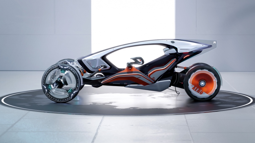 Khám phá mẫu xe ý tưởng kết hợp giữa xe máy và ô tô của SAIC Design
