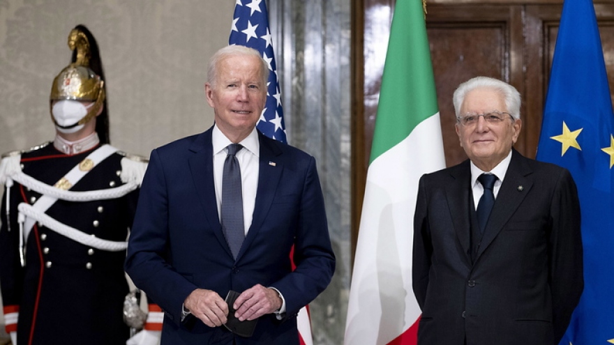 Tổng thống Mỹ, Italy thảo luận biến đổi khí hậu, Covid-19 và tái định cư người dân Afghanistan