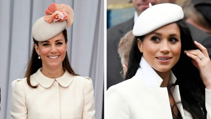 Đọ phong cách thời trang của Kate Middleton và Meghan Markle