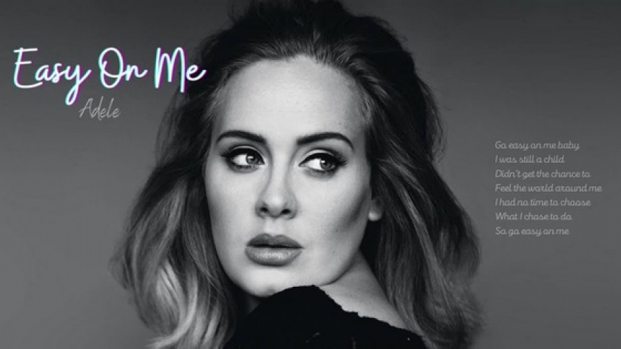 Adele "gây bão" với đĩa đơn "Easy On Me"