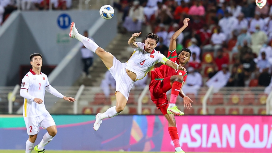 Xếp hạng bảng B vòng loại World Cup 2022: ĐT Việt Nam vẫn chưa có điểm