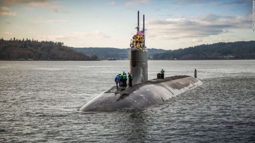 Tàu ngầm hạt nhân Mỹ đâm phải vật thể lạ dưới Biển Đông 