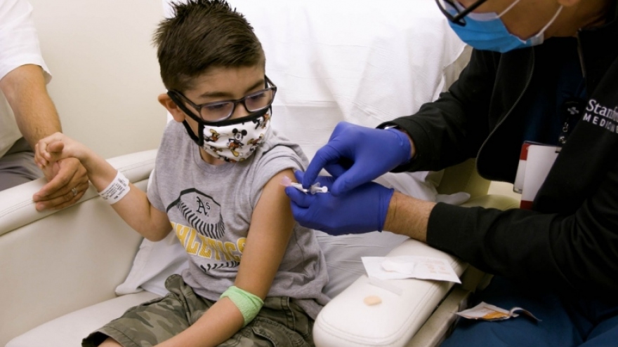 FDA: Vaccine Pfizer/Biontech đáp ứng đầy đủ các tiêu chí tiêm cho trẻ em 5-11 tuổi