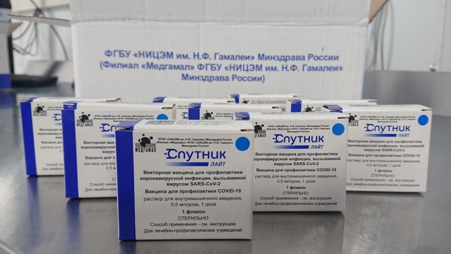 Nga công bố dữ liệu về hiệu quả của vaccine "Sputnik Light"