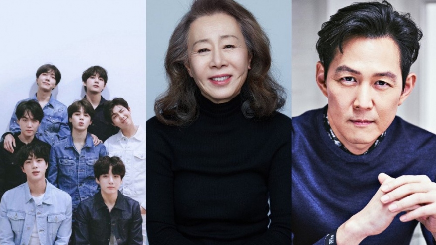 BTS, dàn sao "Squid game" dẫn đầu top 10 nghệ sĩ quyền lực nhất Hàn Quốc năm 2021