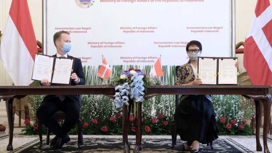 Indonesia và Đan Mạch tăng cường quan hệ đối tác chiến lược bền vững giai đoạn 2021-2024